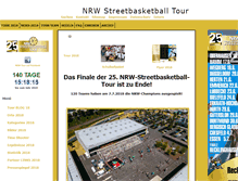 Tablet Screenshot of nrw-tour.de